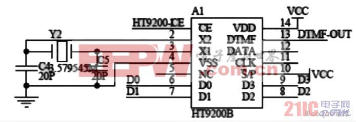 HT9200B 電路圖
