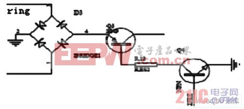 模擬摘機檢測電路圖