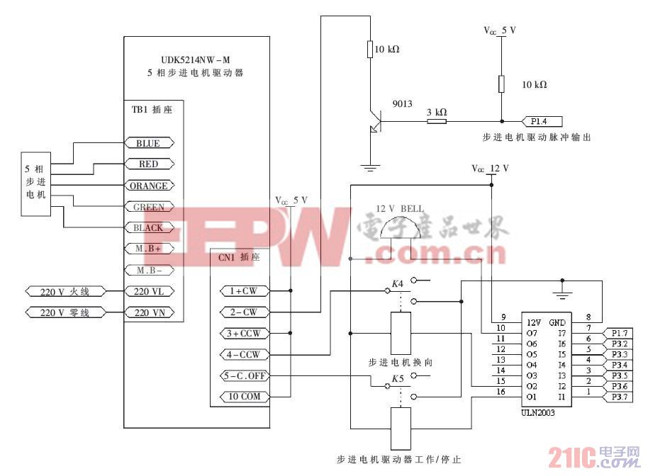 步進(jìn)電機(jī)控制電路圖