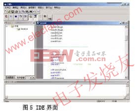 IDE界面 www.elecfans.com