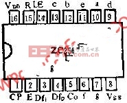 ZC256的管脚外引线排列及功用线路图