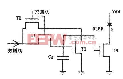 電流控制電流鏡像素電路