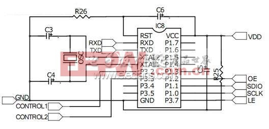 MCU控制电路图