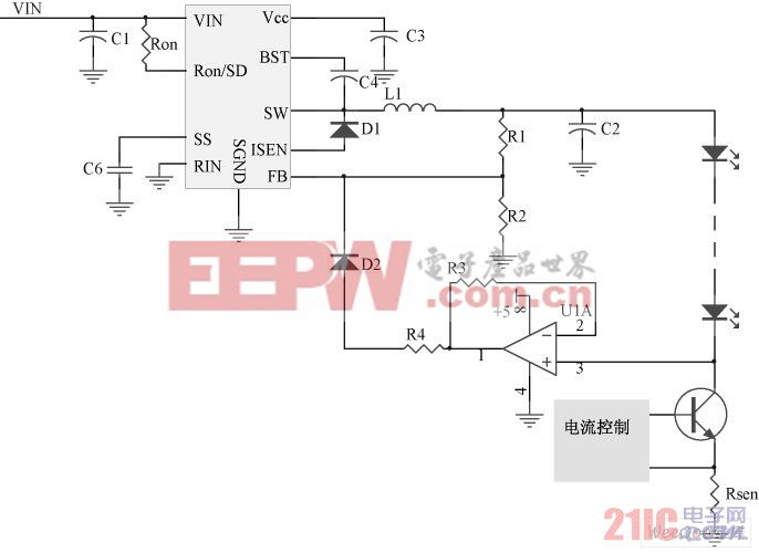 使用LM5010 搭建的可變降壓電路