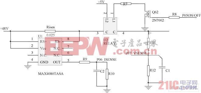 電壓、電流監(jiān)控的電路圖