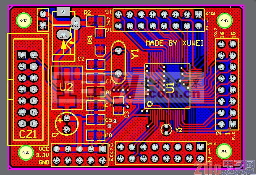 DIY一个MSP430F149最小系统的设计