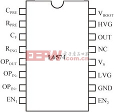 L6574的引脚排列