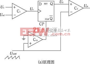 DCM DC-DC 變換器在PT控制模式下的控制電路原理圖