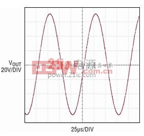 LTC6090 输出电压 140VP-P 10kHz 正弦波