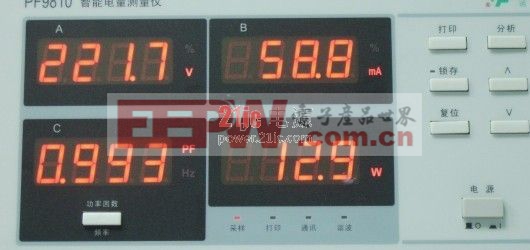 220V 功率因素测试数据