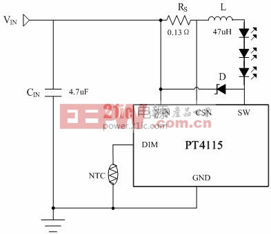 燈具過溫保護(hù)實(shí)用電路