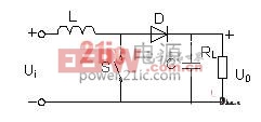 开关电源主电路拓扑结构的分析与比较 power.21ic.com  图3 降压-升压型DC/DC转换器电路