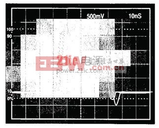 圖14. 寬帶VCA的階躍響應(yīng)