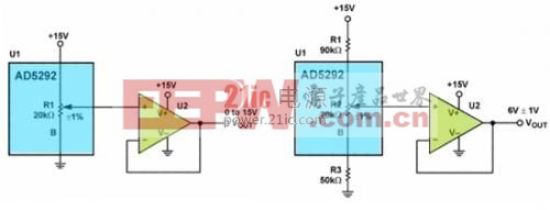 數字電位器電壓設置