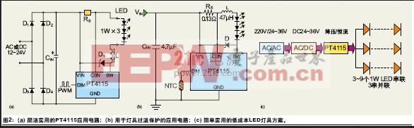 具有PWM和模拟调光功能的简洁实用LED驱动解决方案