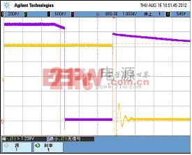 圖 8：添加下拉電阻后的關(guān)機波形圖