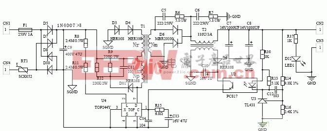 單端正激式開關(guān)電源的驅(qū)動電路的設(shè)計