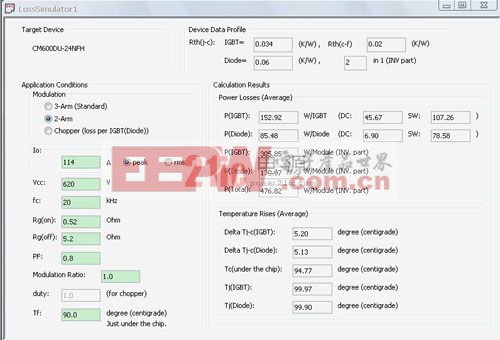 功率器件損耗計(jì)算