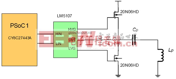 图2， WPC电力发送器驱动电路