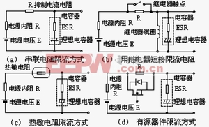 限制上電電流的措施