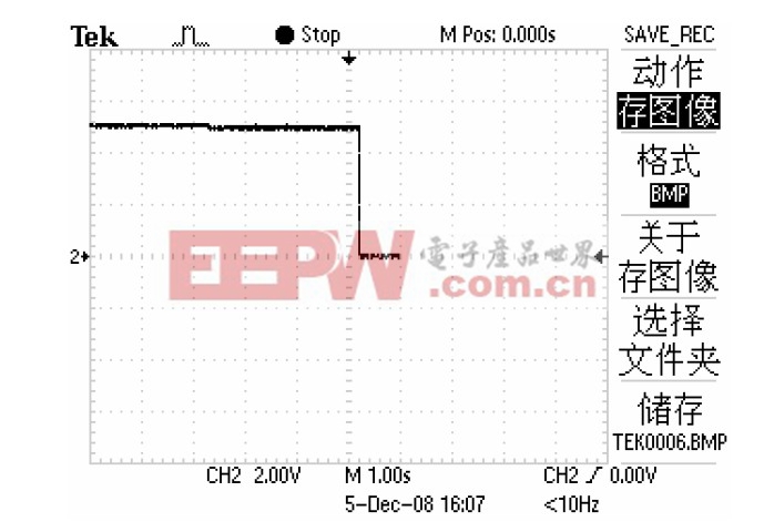 图7 电压关断时的波形