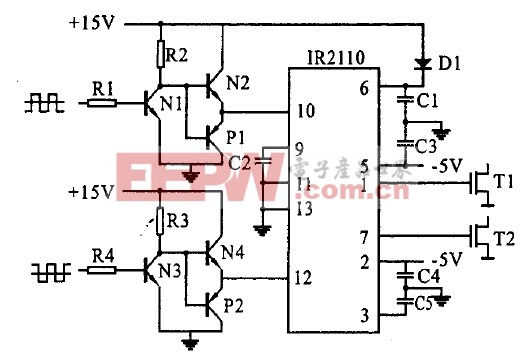 圖5  驅(qū)動電路