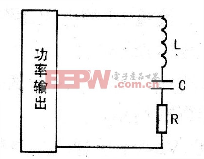 電容C和輸出高壓變壓器輸出繞組L及負(fù)載構(gòu)成的等效電路