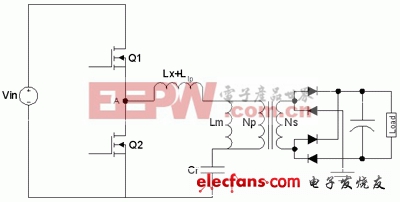 LLC諧振半橋拓補(bǔ)結(jié)構(gòu)