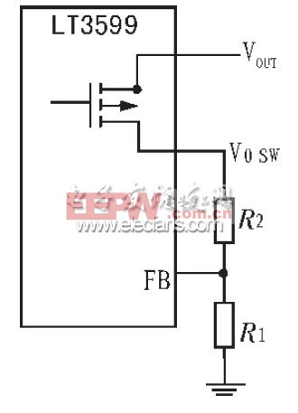 圖5 用FB 管腳設(shè)計(jì)過(guò)壓保護(hù)電路