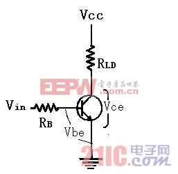 三极管开关电路，各主要测试电的电压图