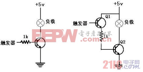 （a） 基本电路图         （b） 改良电路