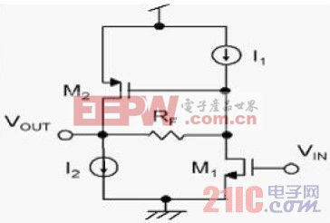 圖4 同相放大器結(jié)構(gòu)