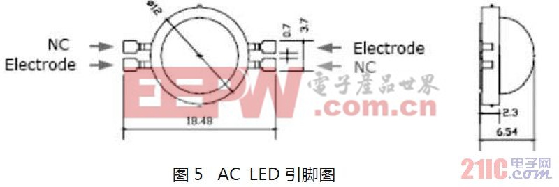 AC LED引腳圖