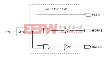 图1. MAXQ3210微控制器的压电音驱动电路