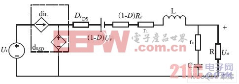 考慮寄生參數(shù)的Buck 變換器大信號電路模型