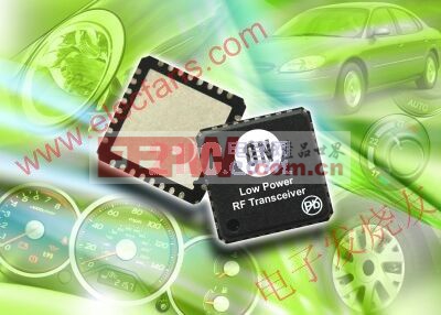 森美半导体针对汽车应用的低功耗RF收发器芯片 www.elecfans.com