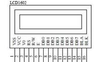LCD1602引脚图