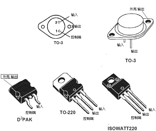 LM317外形引脚图片