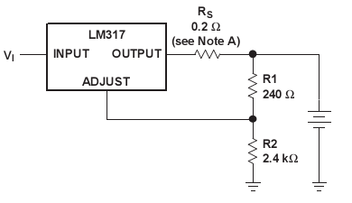 几种稳压器（TI）的典型应用之LM317