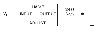 几种稳压器（TI）的典型应用之LM317