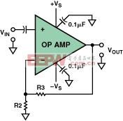 Analog Devices:错误的运算放大器AC耦合输入