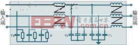 典型三相emi電源濾波器