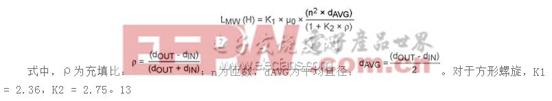 平面電感估算方法