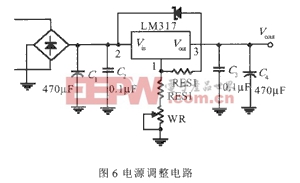 LM317搭建的穩(wěn)壓電源