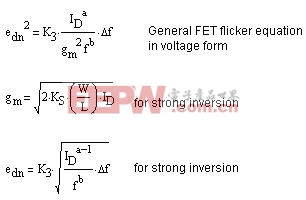 強(qiáng)反相 FET 閃爍噪聲