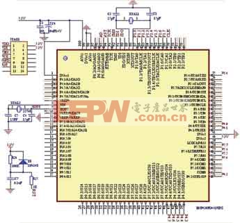 系統(tǒng)主控電路示意圖