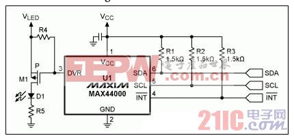 图2. 提高LED电流的最简单方式