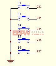 图9 按键系统电路图