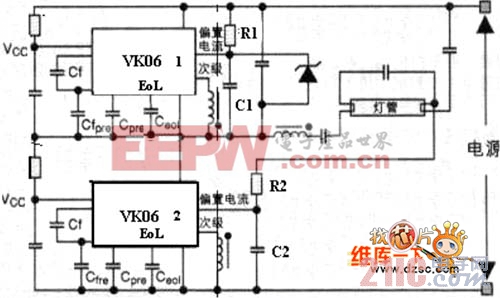 一個熒光燈鎮(zhèn)流器專用的驅動器