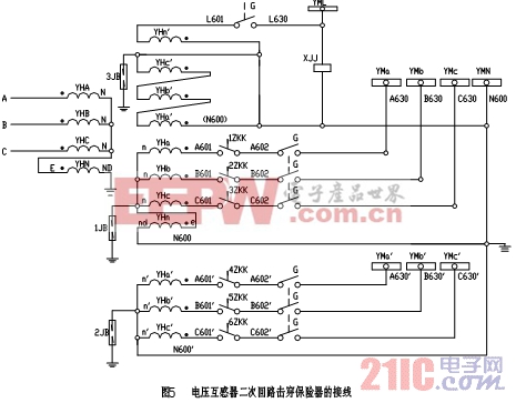 小電流接地系統(tǒng)母線電壓互感器的接線變遷 